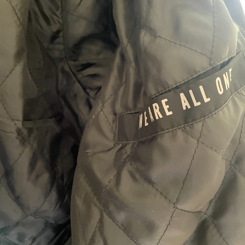 NANA JUDY Black La Brea Bomber Jacket Sz S - Picture 4 of 10